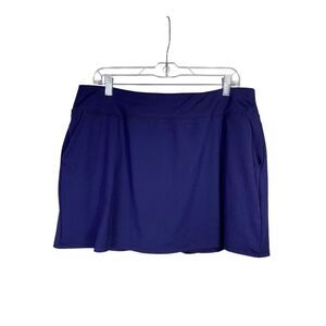 Tommy Bahama Golf Skort Womens‎ Blue Pockets Sz XL Pickleball Tennis Athletic